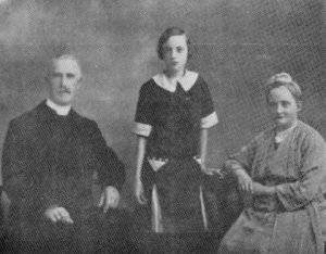 Rev. W. Walker, Mrs Walker and their daughter